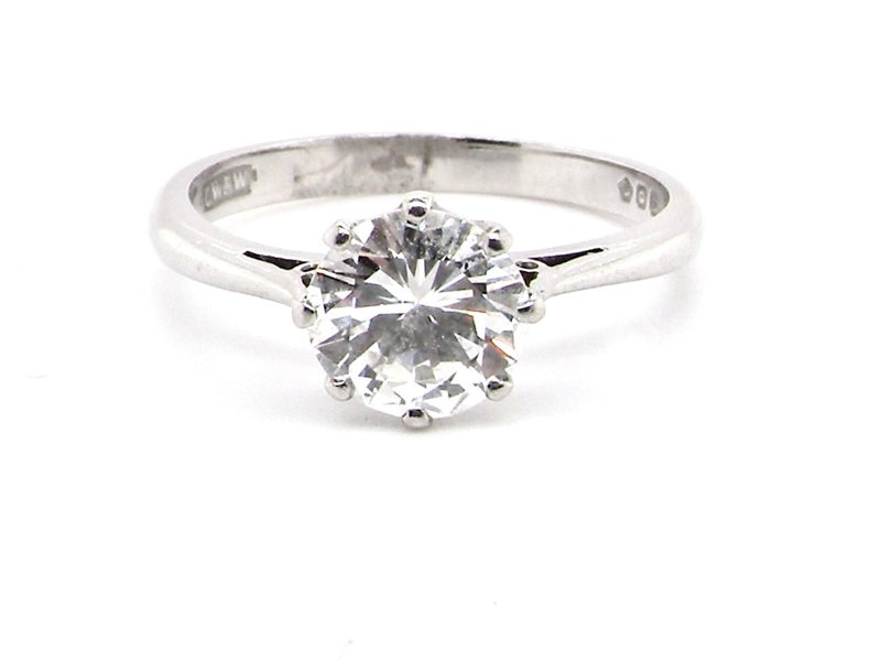 1.2ct solitaire diamond ring