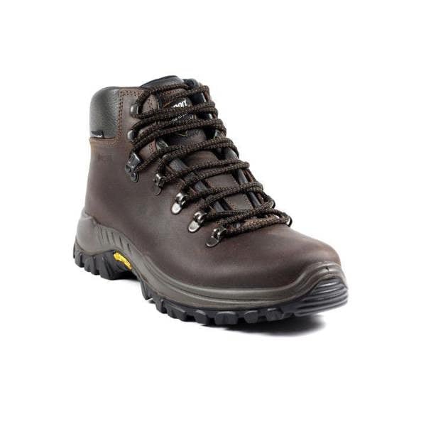 Brown Grisport Avenger Walking Boot with waterproof laces