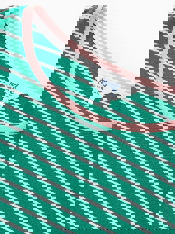 Kite Organic Portesham Jersey Top Emerald Stripe