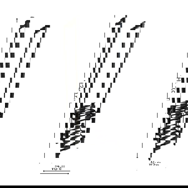 Ivyline Tall Square Shelved Log Storage