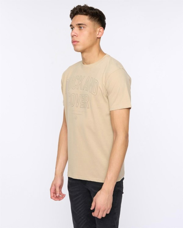 Duck and Cover Lemonport T-Shirt - Greige