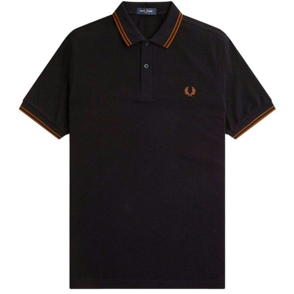 Fred Perry M3600 U35 Black Polo Shirt Mens XS