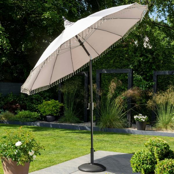 Norfolk Leisure Carrousel 2.5m Grey Parasol