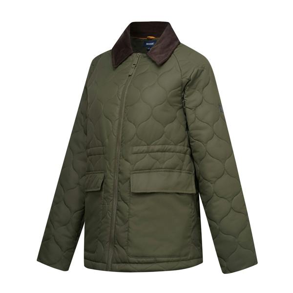 Regatta Womens/Ladies Amira Quilted Padded Jacket - Dark Khaki - 