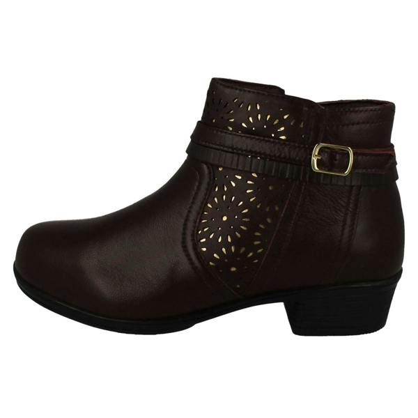 DB Shoes Ladies DB Shoes 2V Dual Fitting Ankle Boots Sky