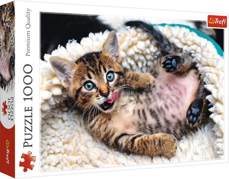 Trefl Cheerful Kitten 1000 Piece Puzzle