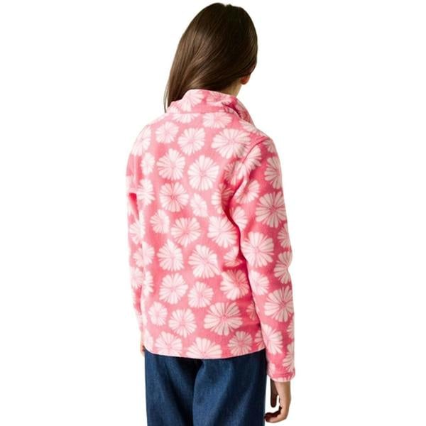 Regatta Childrens/Kids Hot Shot II Flower Fleece Top - Pink Haze - 