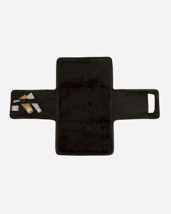 Tiba + Marl Etta Changing Clutch Black Woven