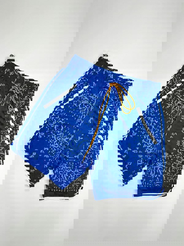 Rhude Bandana Shorts Blue