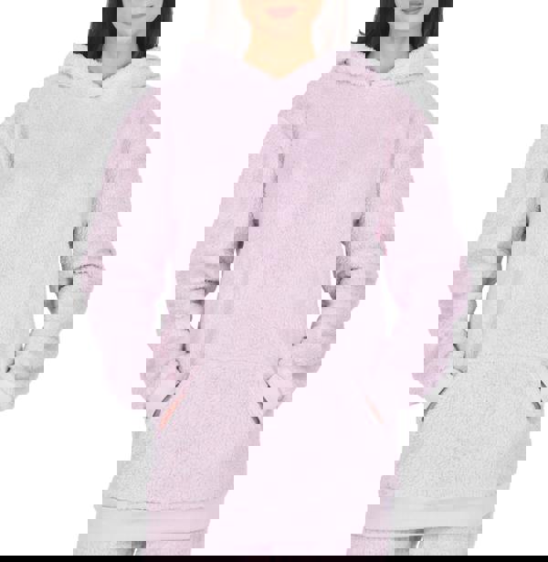 Smart Living Women's Teddy Fleece Hoodie - Lilac