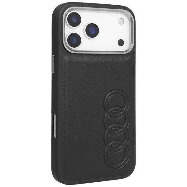 Audi TT Synthetic Leather Case with MagSafe for iPhone 17 Pro 6.3" Black - AU-TPUPCIP17P-TT/D1-BK