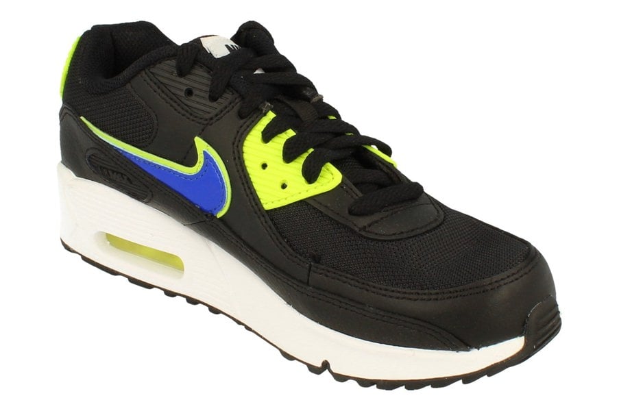 Nike Air Max 90 GS Da4670  001 - Black Racer Blue Volt 001 - Photo 3
