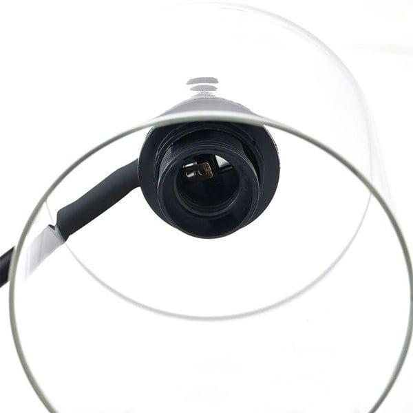 Minimalist Floor Lamp with Glass Lampshade Floor Lamps Living and Home