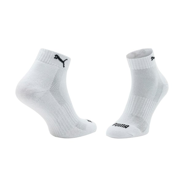 Puma Unisex Adult Cushioned Ankle Socks (Pack Of 3) - White/Black