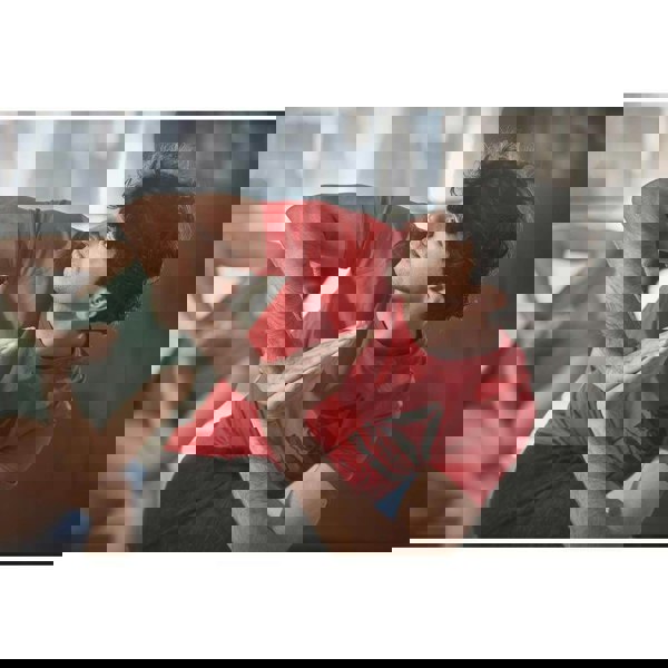 Yoga class doing a yoga pose 