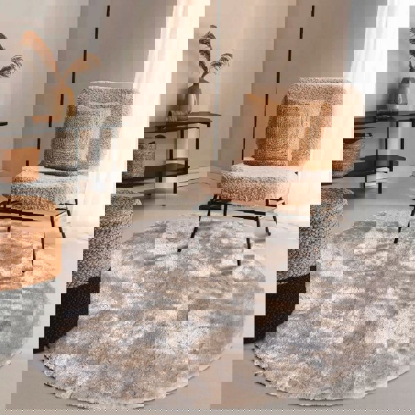 High Pile Cream Rug Calida – Ultra-Soft Plain