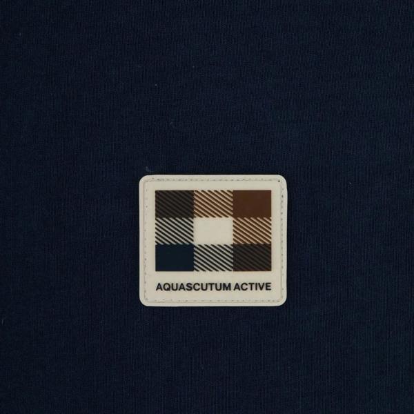 Aquascutum Active INSERT LAMINA T-SHIRT AA_B006_TS005 11 Navy Blue T-Shirt Mens M
