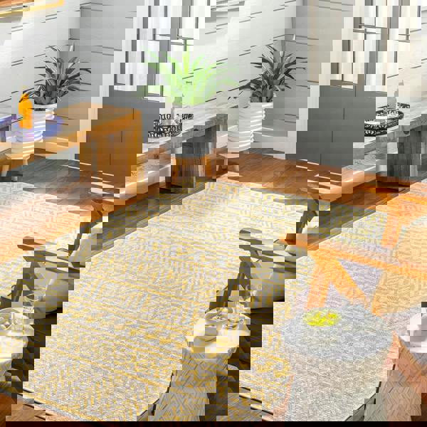 Livabliss Eagean-Global Yellow Ivory Off-White In- & Outdoor Rug