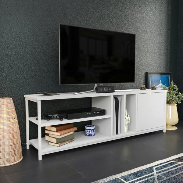 Decorotika Oneida Modern Tv Stand TV Cabinet for TV's up to 72"