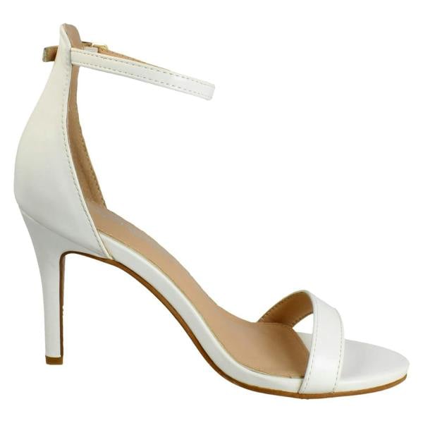 Anne Michelle Ladies Anne Michelle High Heeled Wide Fit Evening Sandals F12109