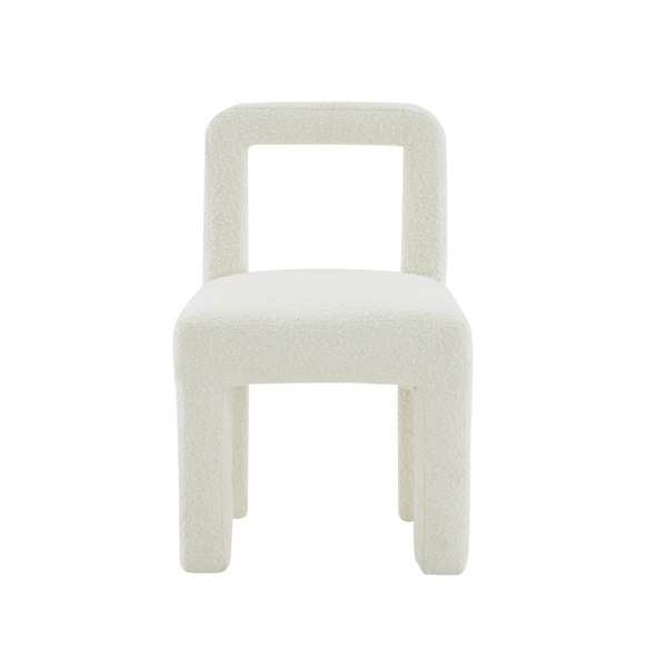 Furniture Edit Hazel Cream Boucle Dining Chair