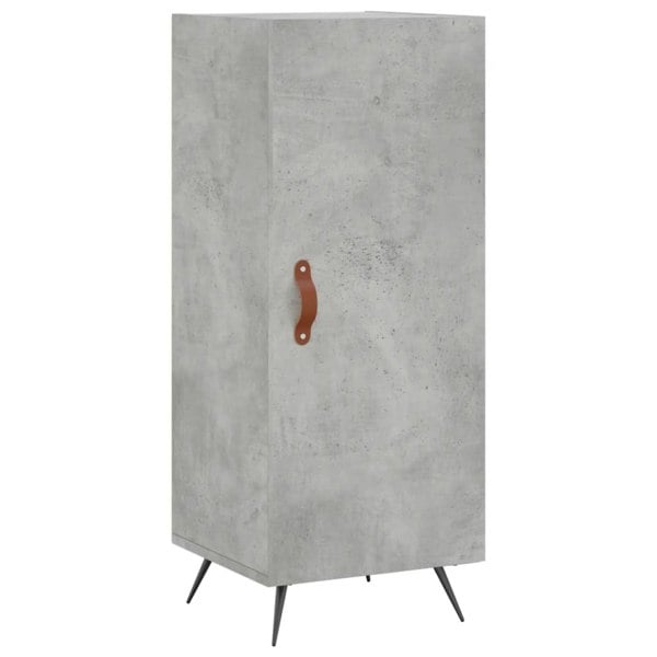 Berkfield Highboard Concrete Grey 34.5x34x180 cm Engineered Wood