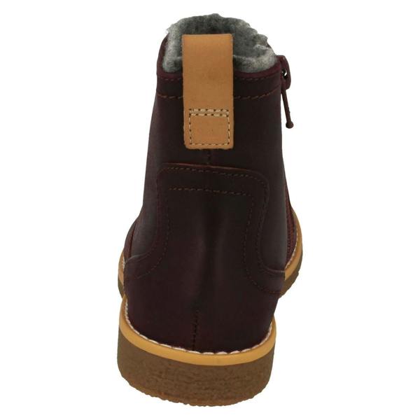 Clarks Girls Clarks Stylish Ankle Boots Comet Frost