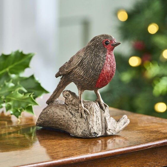 Scotts of Stow Painted Robin - Frith Cold Cast Bronze