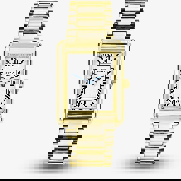 Sekonda Mens Clement Gold Plated White Dial Watch 30273