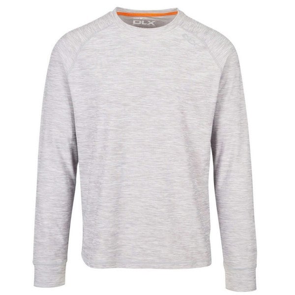 Trespass Mens Callum DLX Long-Sleeved T-Shirt - Platinum Marl