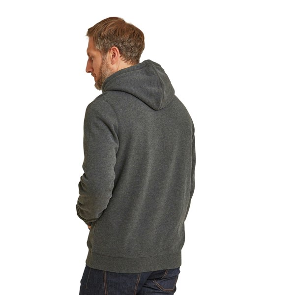 TOG24 Mens Alden Full Zip Hoodie - Dark Grey Marl