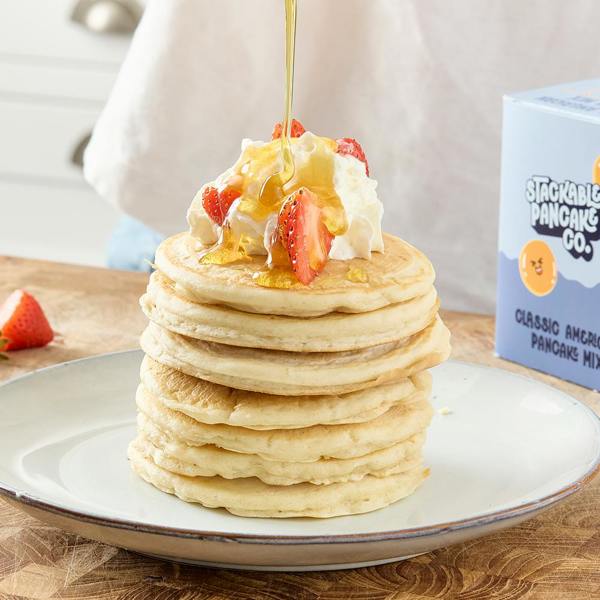 Stackable Pancake Co. Pancake Lover’s Gift Box | Pancake Mixes & Maple Syrup | Vegan Friendly