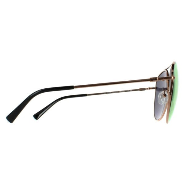 Armani Exchange Sunglasses AX2043S 61034Z Shiny Rose Gold Grey Mirror Rose Gold