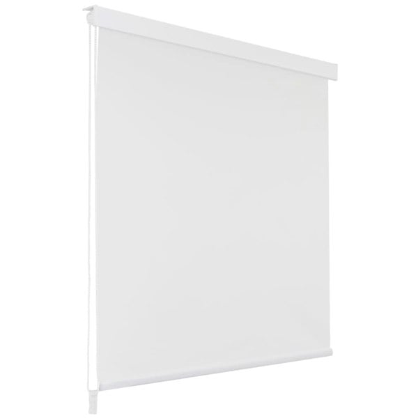 Berkfield Shower Roller Blind 160x240 cm White