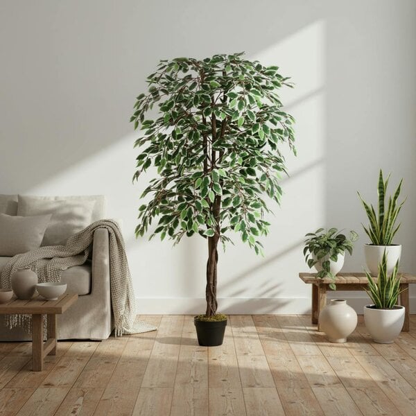Wyld Haus Keco Yona Artificial Indoor Green Plant In Decorative Pot 160cm