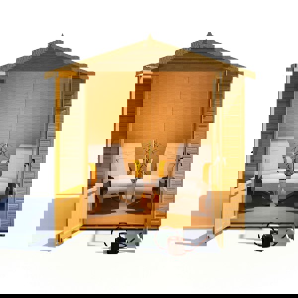 Shire Avance 7x5 12mm interlock Clad wooden Summerhouse - Best Shed