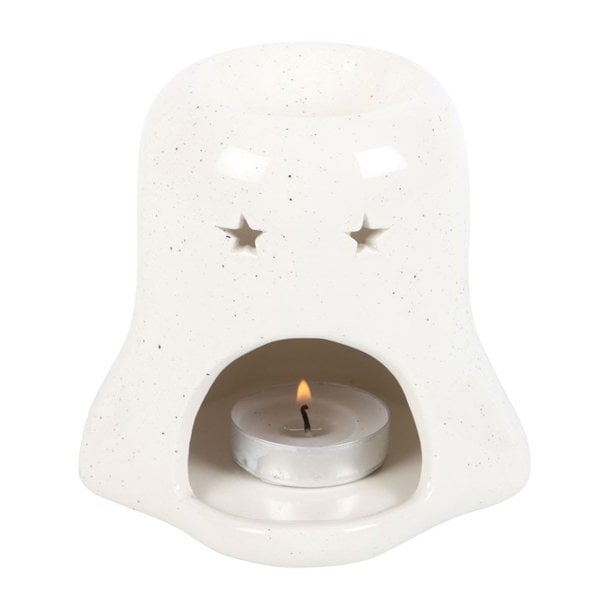 Serano Ghost Shaped Oil Burner and Wax Warmer with Pumpkin