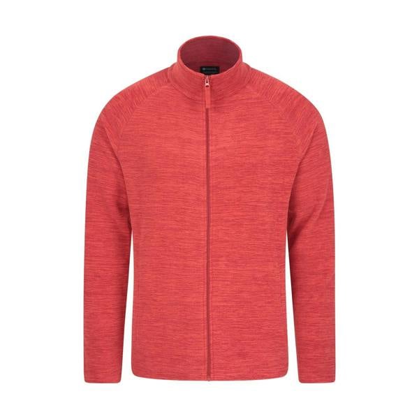 Mountain Warehouse Mens Snowdon II Full Zip Fleece Jacket - Red - 