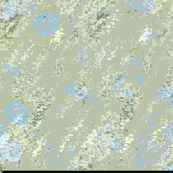 Shabby Chic Rachel Ashwell Wild Flower Wallpaper | Sage