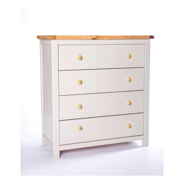 Argenta 4 Drawer Chest of Drawers Wood Knob