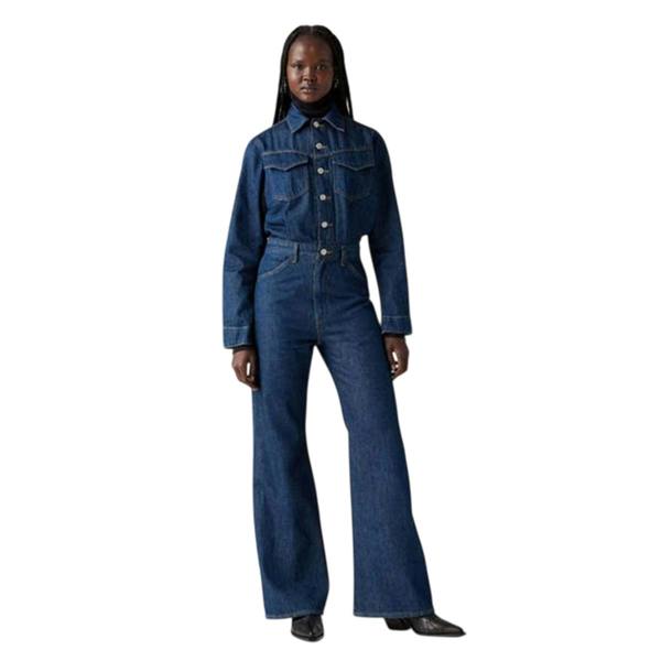 Levis Womens/Ladies Denim Jumpsuit - Blue - 