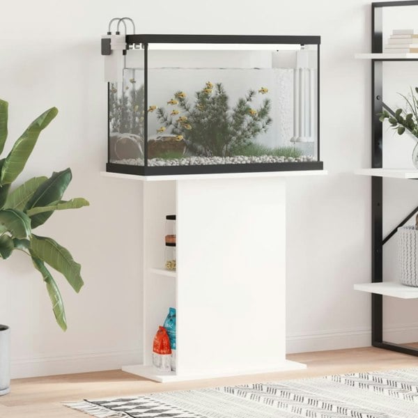 Berkfield Aquarium Stand White 36x75x72.5 cm Engineered Wood