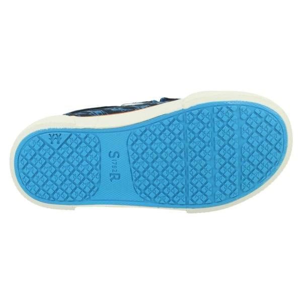 Start-rite Boys Startrite Casual Aeroplane Canvas Shoes Zoom