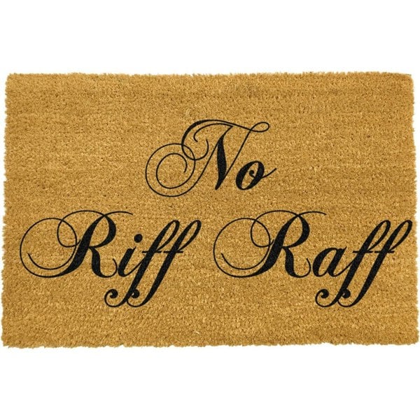No Riff Raff Doormat