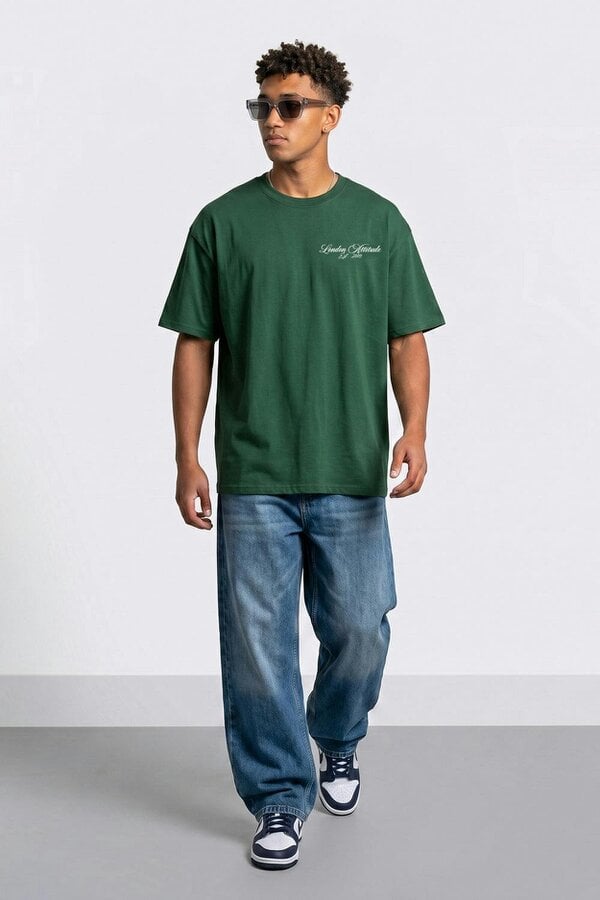 London Attitude Originals Oversized Heavyweight Spider Graphic T-Shirt