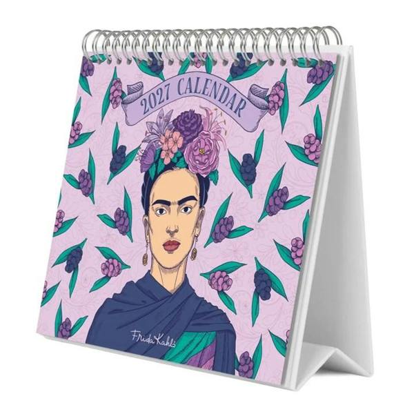 Frida Kahlo Easel Desk Calendar 2027, Desk Calendars, Month To View, Art, Gift