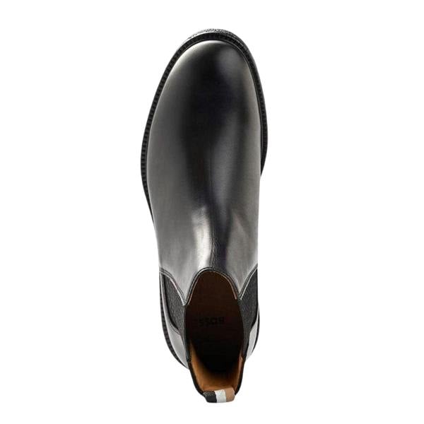 Boss Mens Tunley Cheb Leather Chelsea Boots - Black - 