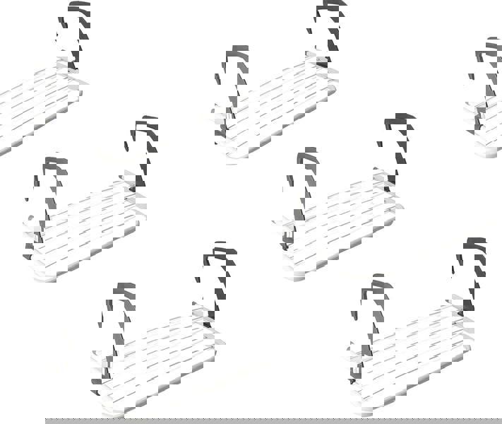 KAV Foldable Indoor Cloth Airer Drying Radiator Bath Rack 5 Bars with Waterproof Adjustable Arms Space-Saving Drying Rack, Indoor Outdoor Towel Holder