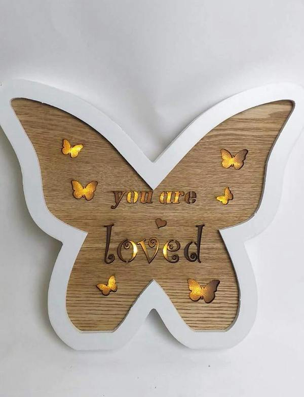 Wooden Butterfly Table Top Decoration Christmas Gift image 7