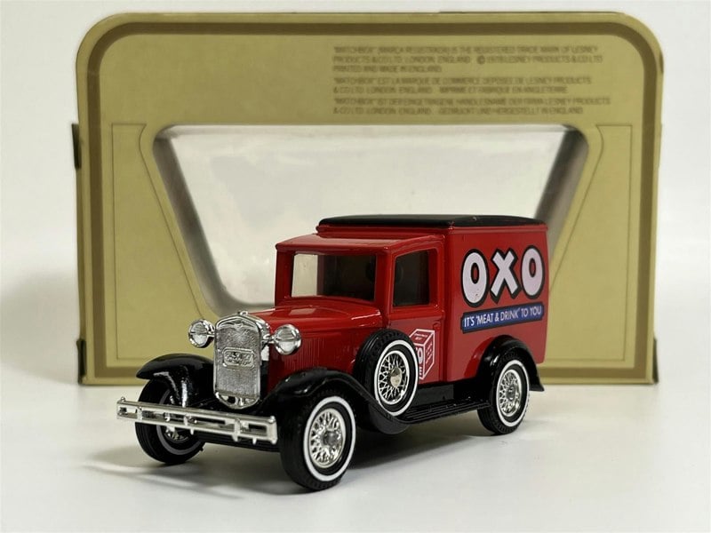 MCSlots 1930 Ford A Oxo Cube Matchbox Y22 S1